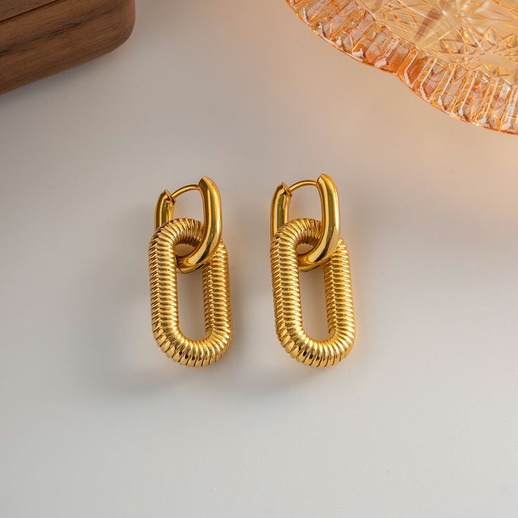Brooke Stainless Steel Earrings