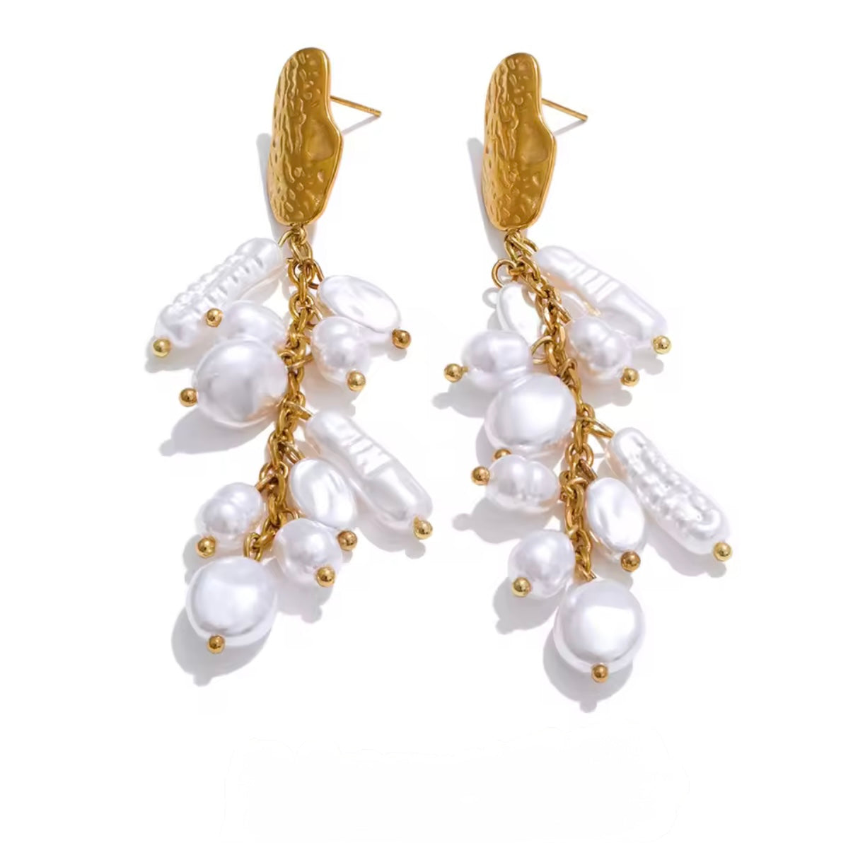 Stormy Stainless Steel Earrings