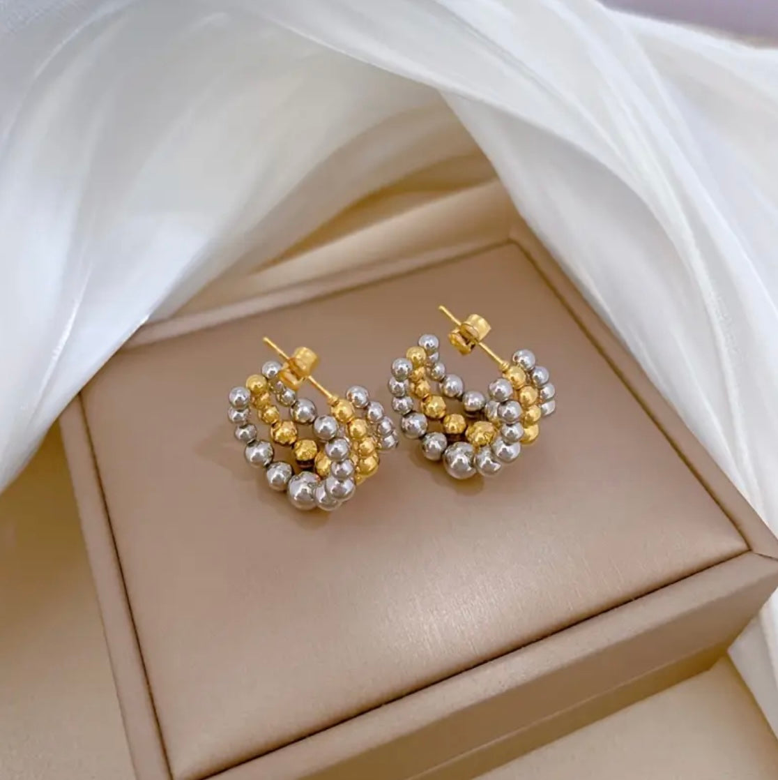Jazmine Stainless Steel Earrings