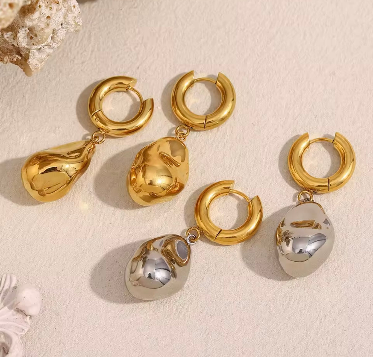 Bold Stainless Steel Earrings
