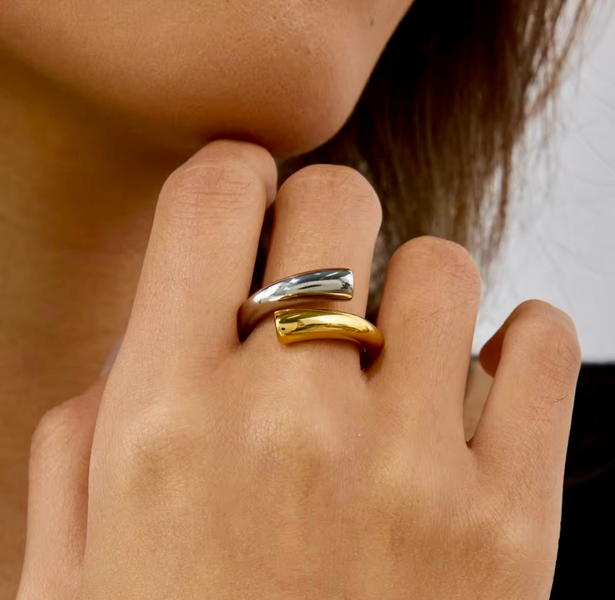 Amy Stainless Steel Ring