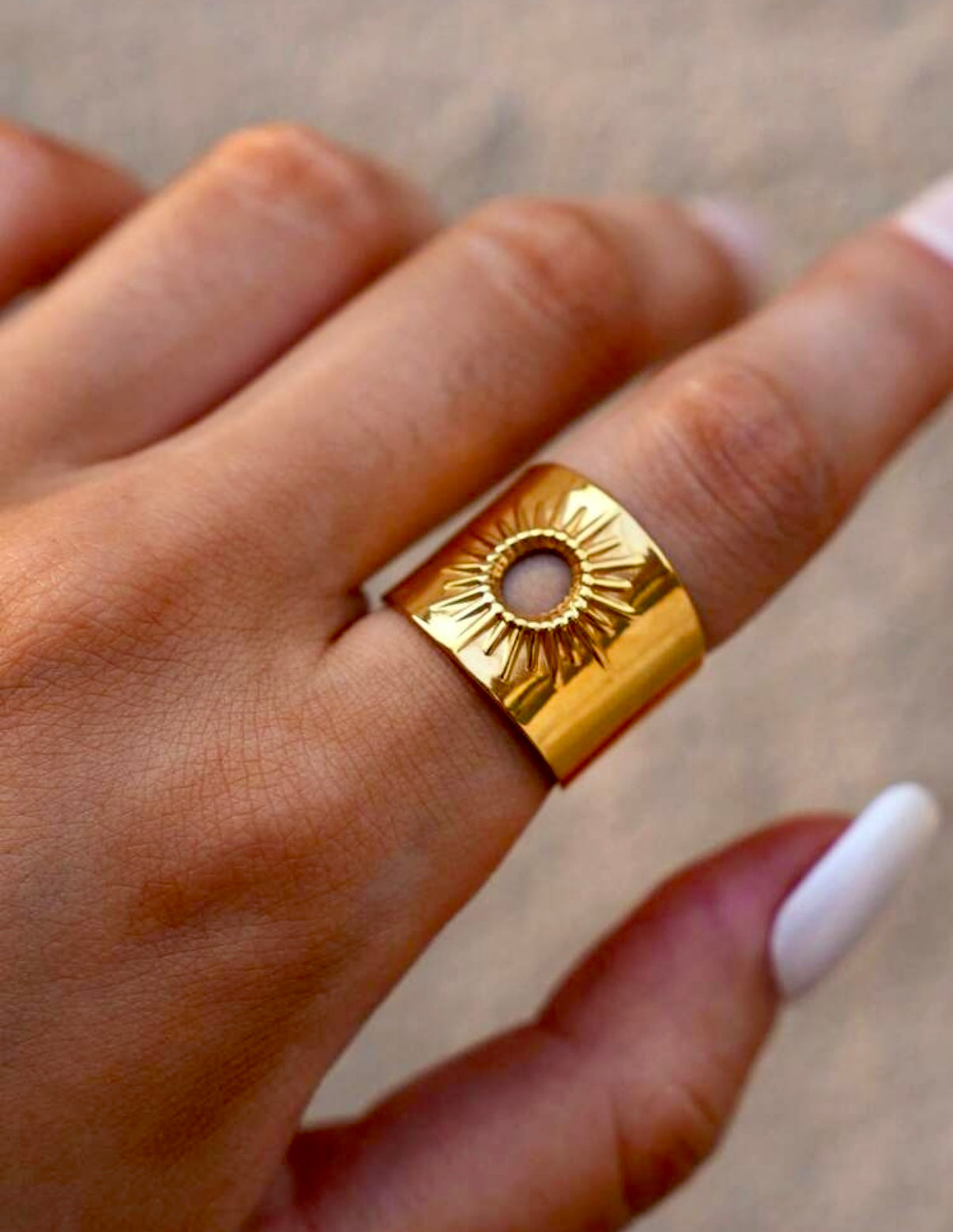Radiant Stainless Steel Ring