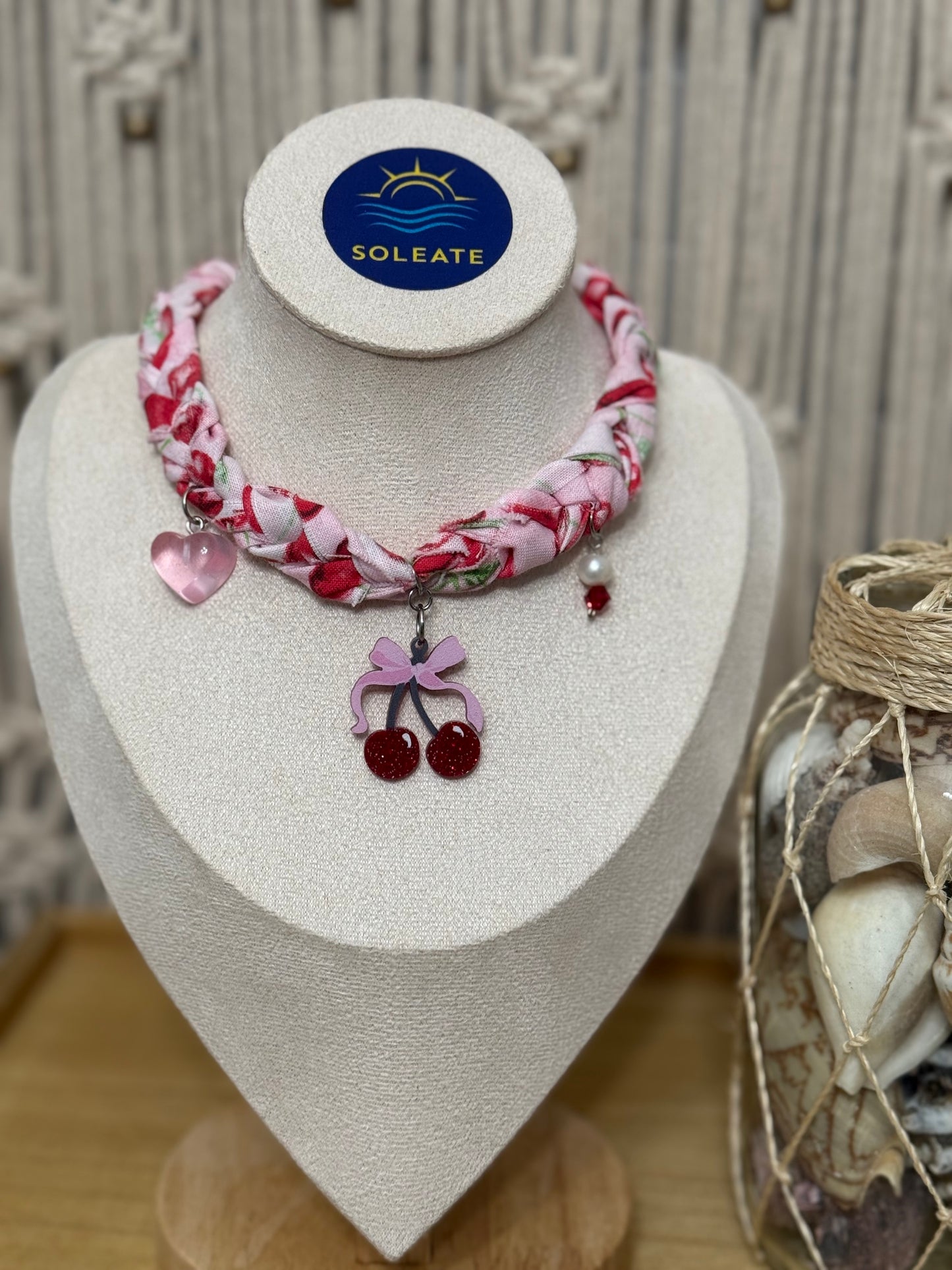 Cherry On Top Bandana Necklace