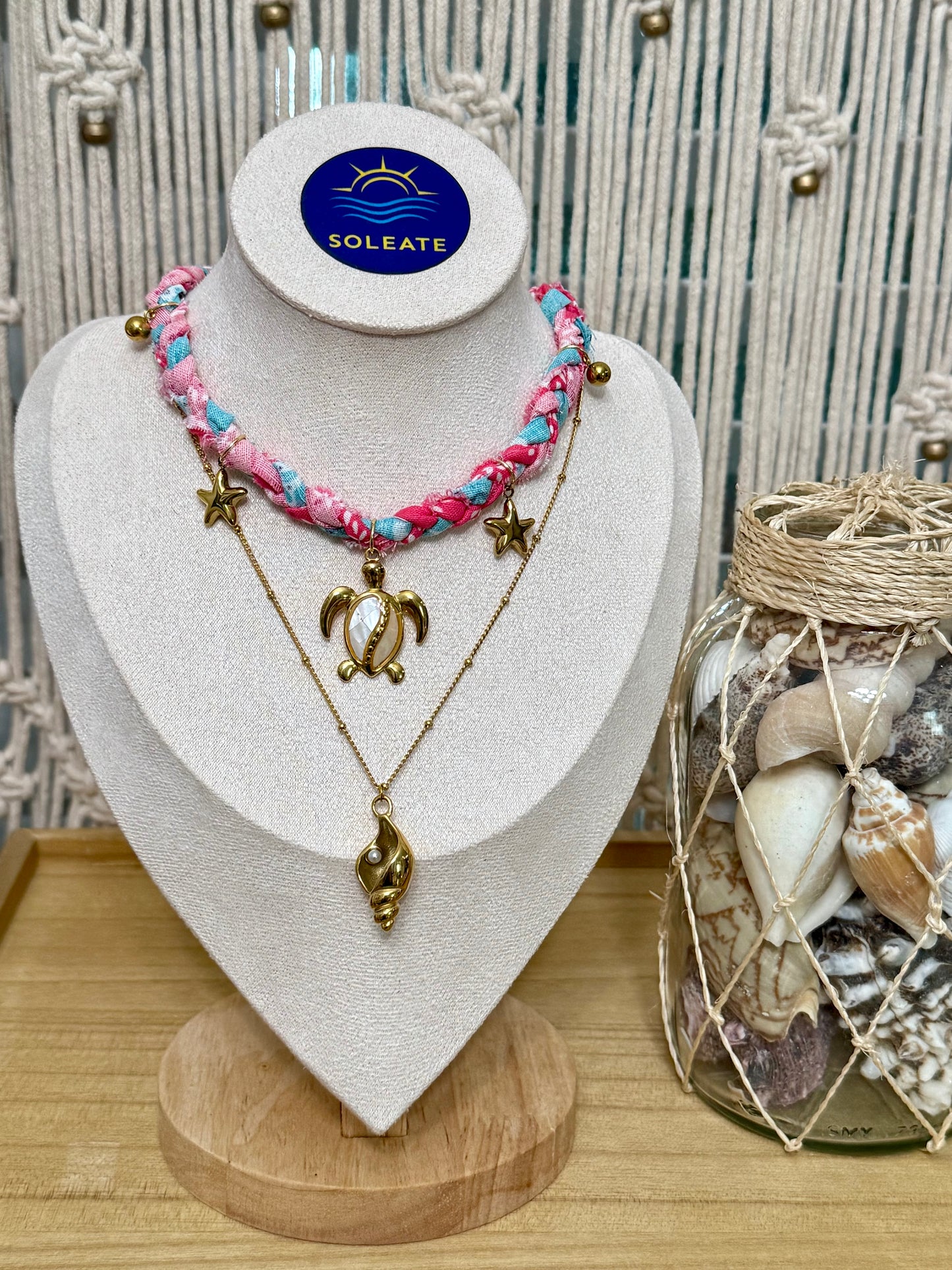 Tortuga Bandana Necklace
