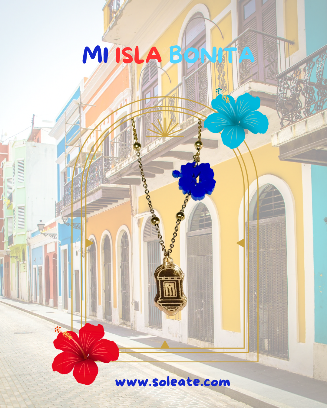 Garita del Morro Stainless Steel Necklace