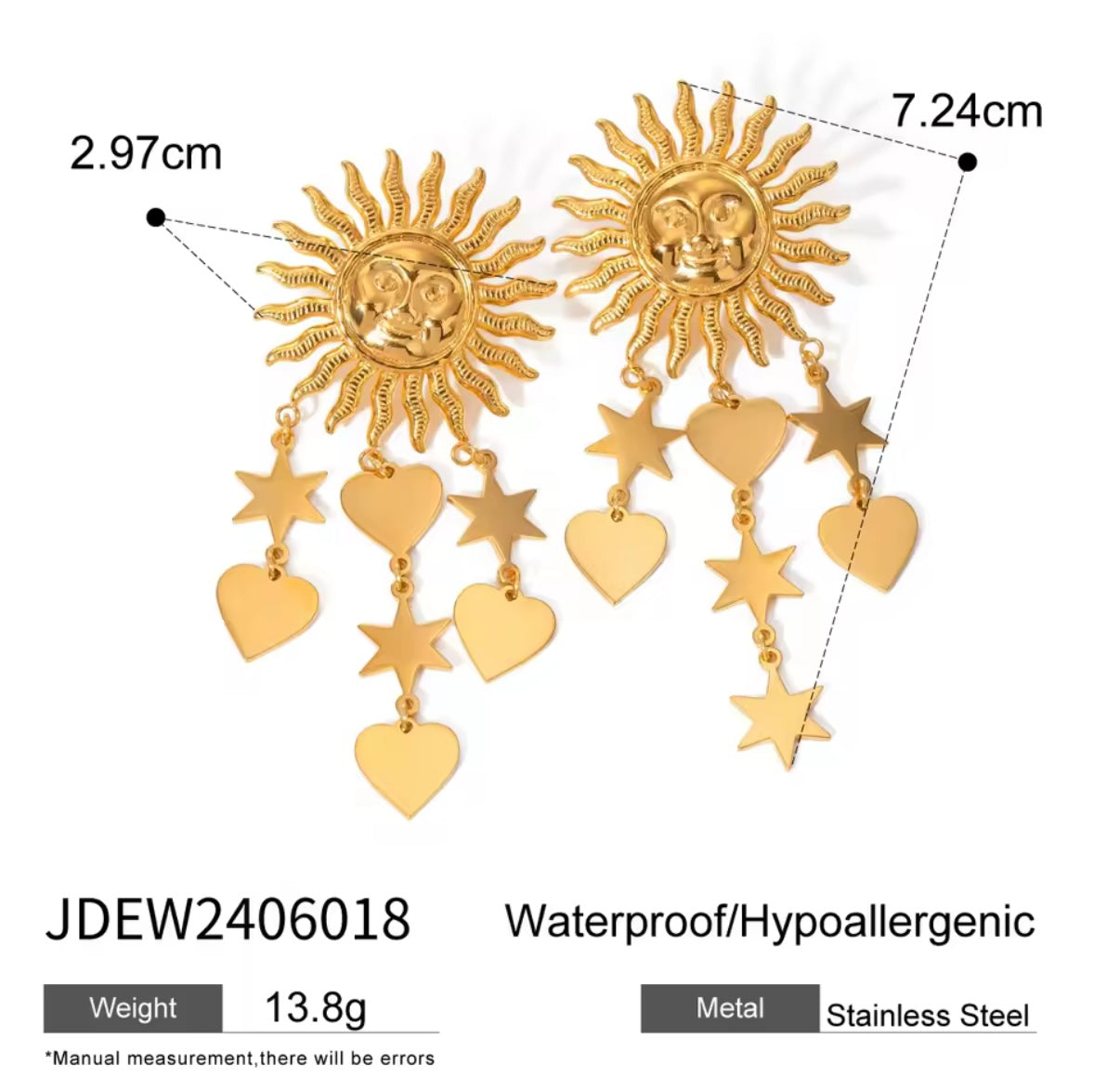 Tropical Stainless Steel Earrings