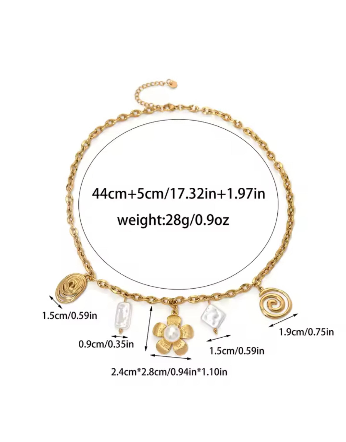 Caylee Stainless Steel Necklace