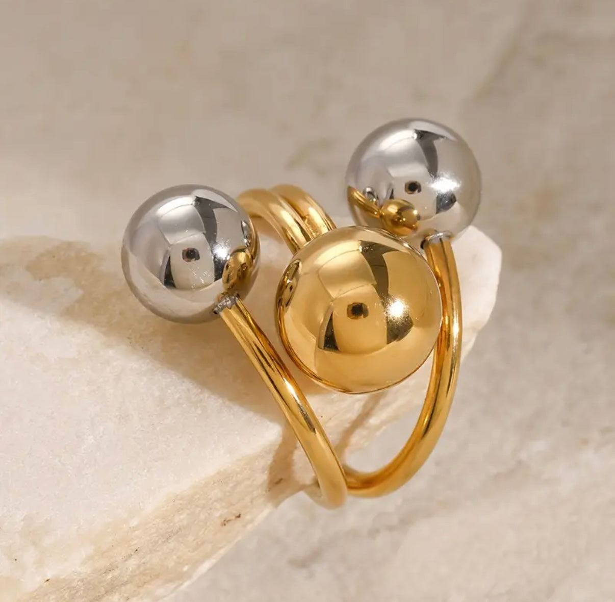 Hannah Stainless Steel Ring