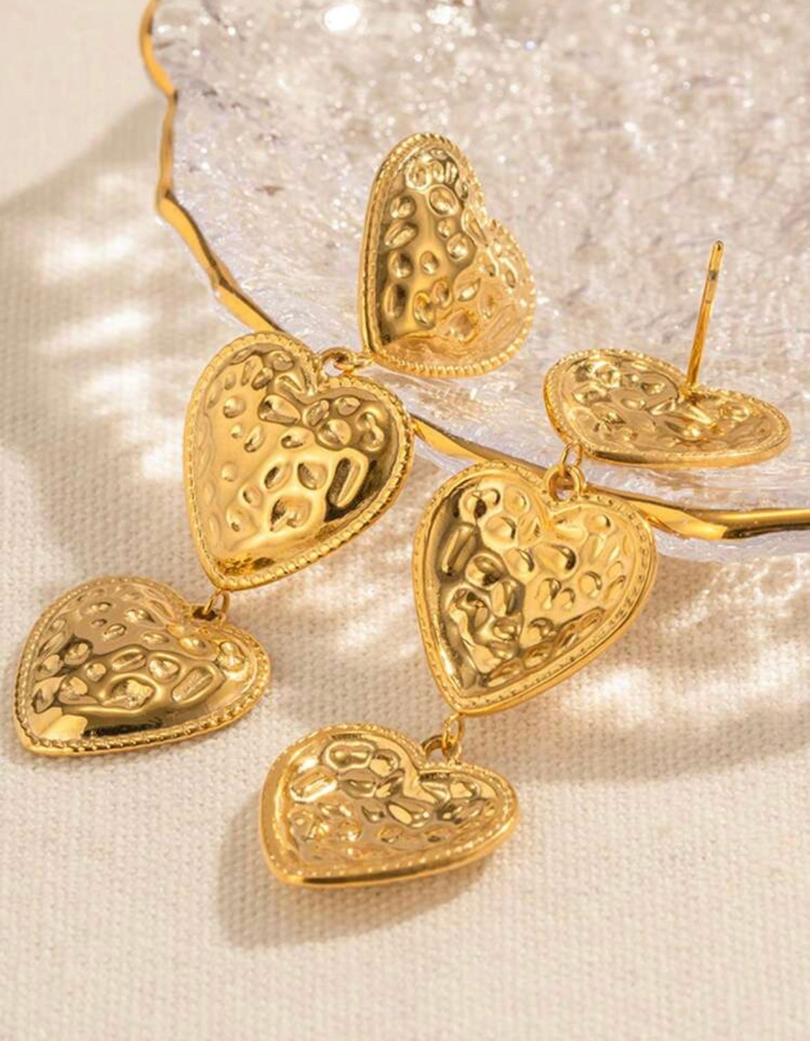 Sweetheart Stainless Steel Earrings