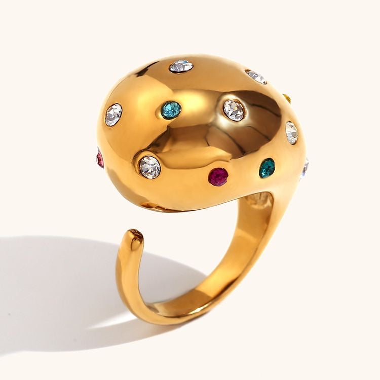 Valeria Stainless Steel Ring