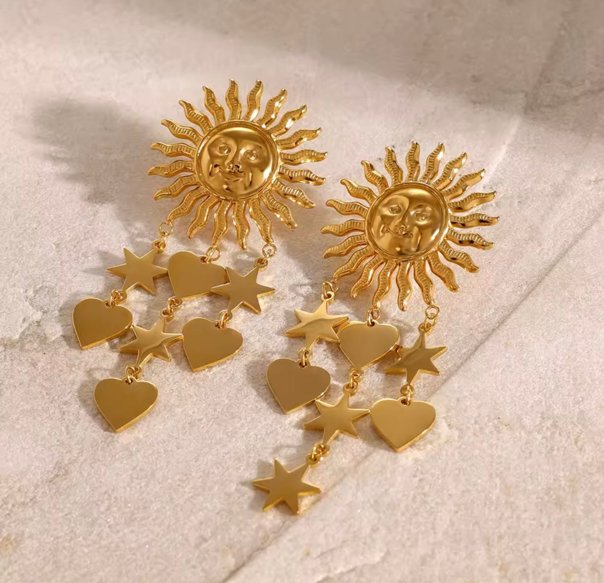 Tropical Stainless Steel Earrings