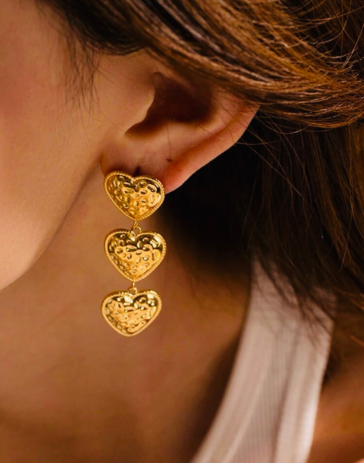 Sweetheart Stainless Steel Earrings