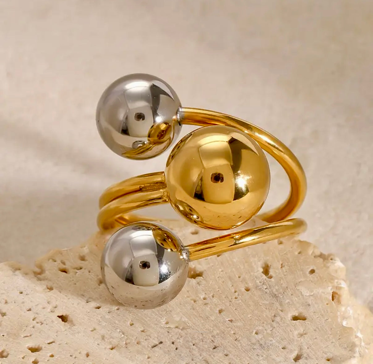 Hannah Stainless Steel Ring