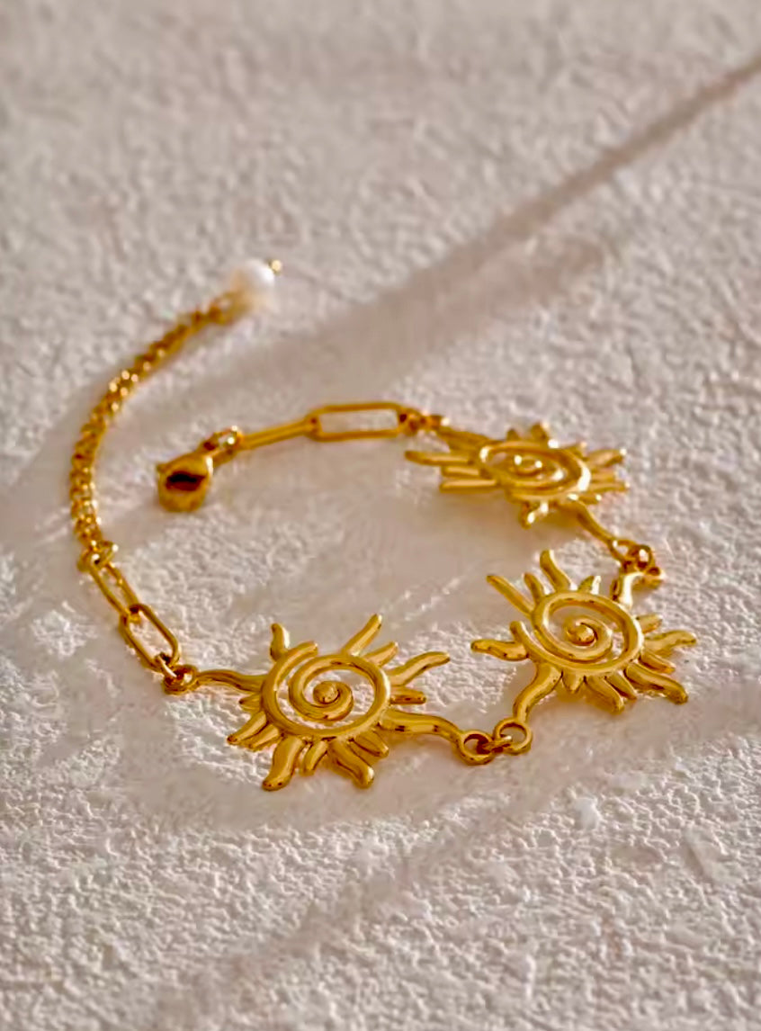 Sunny Sky Stainless Steel Necklace Set