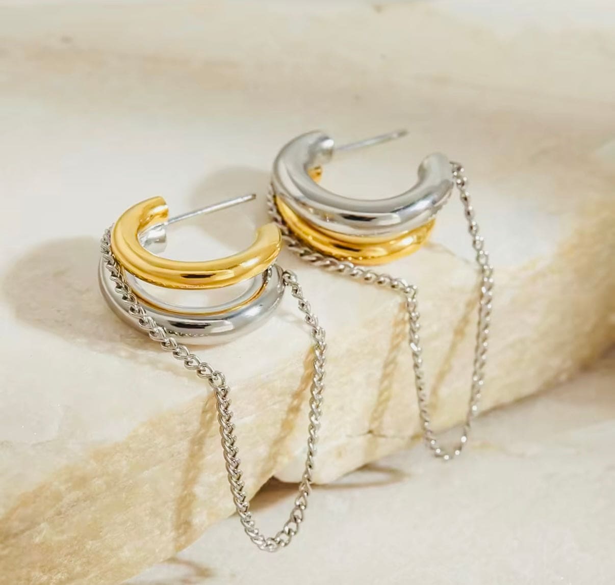 Janice Stainless Steel Earrings