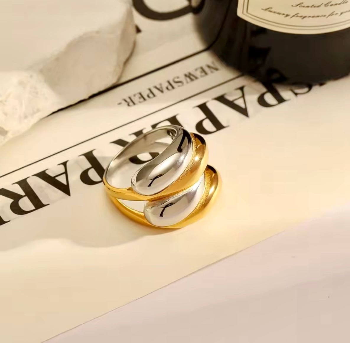 Ash Stainless Steel Ring