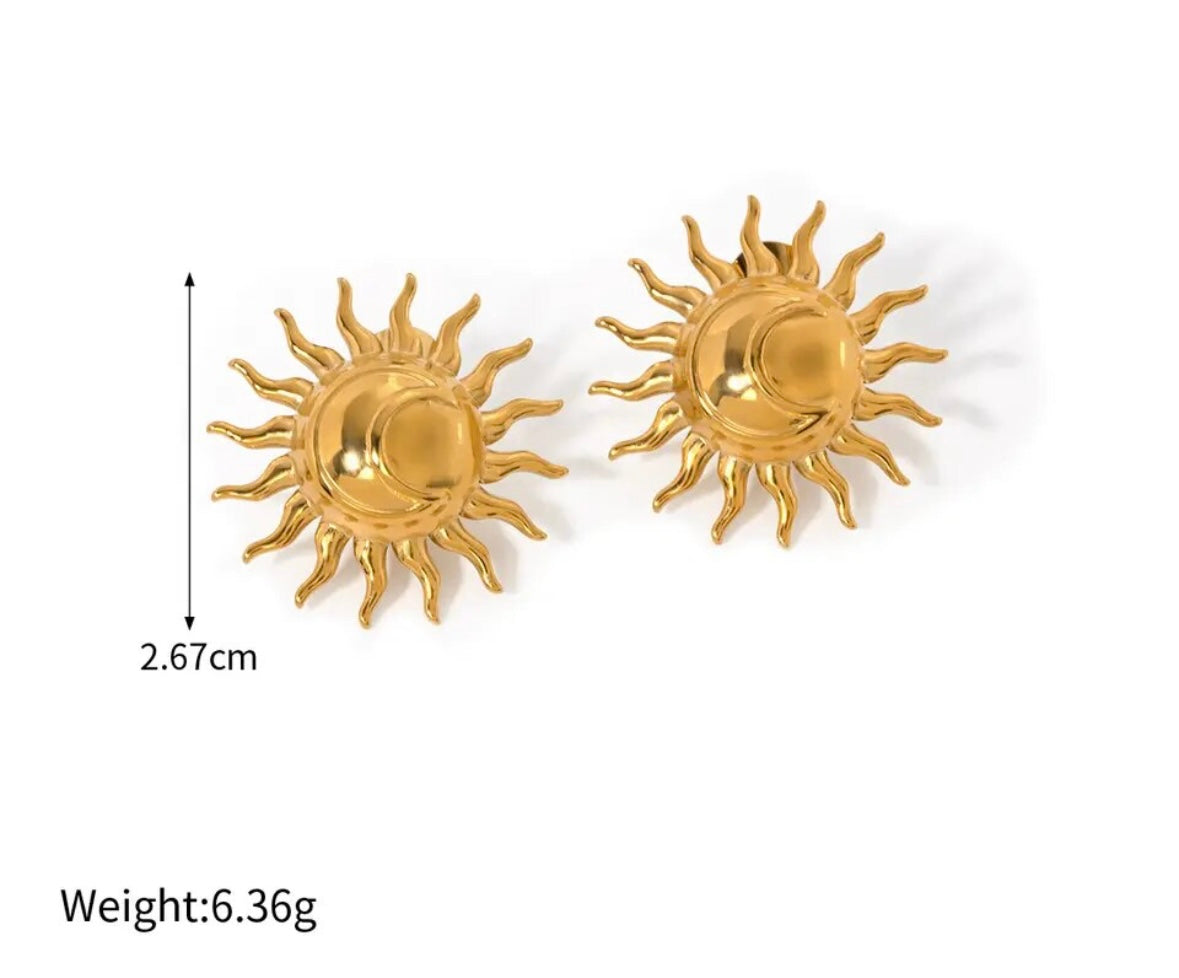 Sunlight Stainless Steel Earrings