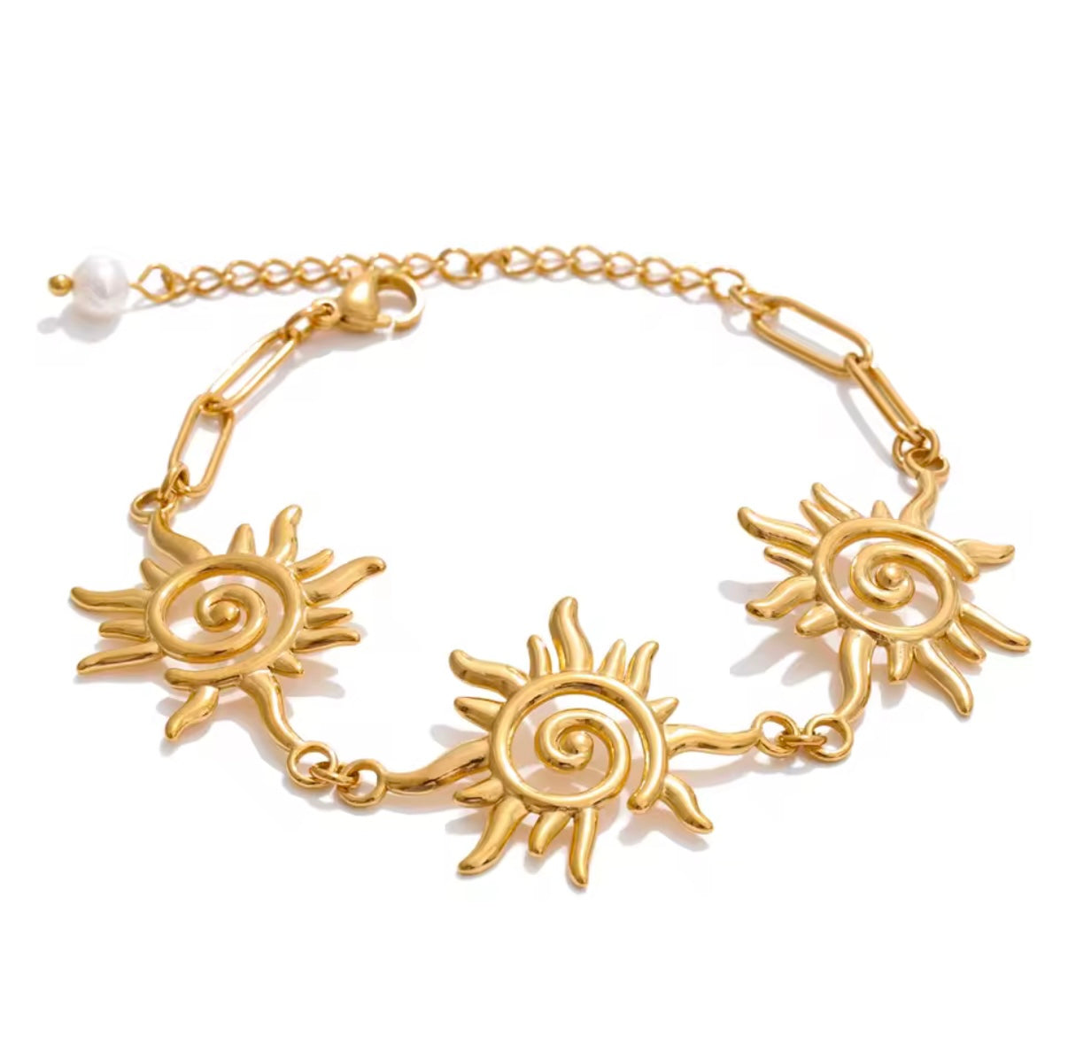 Sunny Sky Stainless Steel Necklace Set