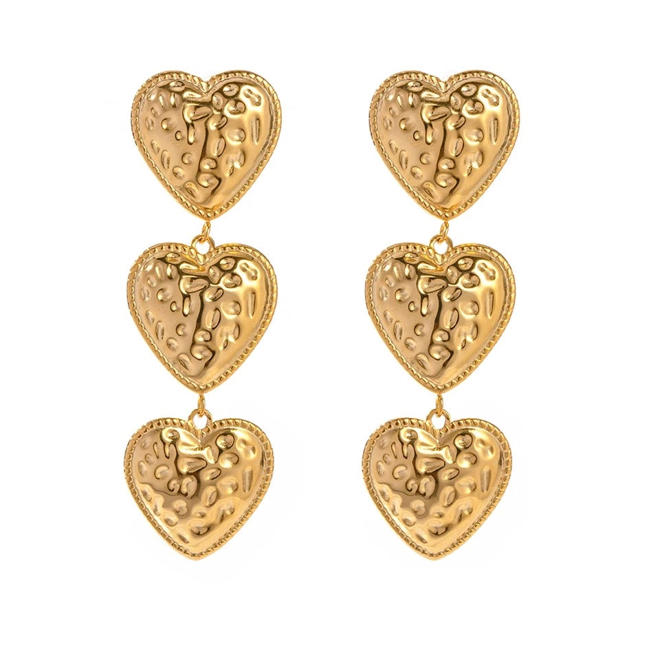 Sweetheart Stainless Steel Earrings