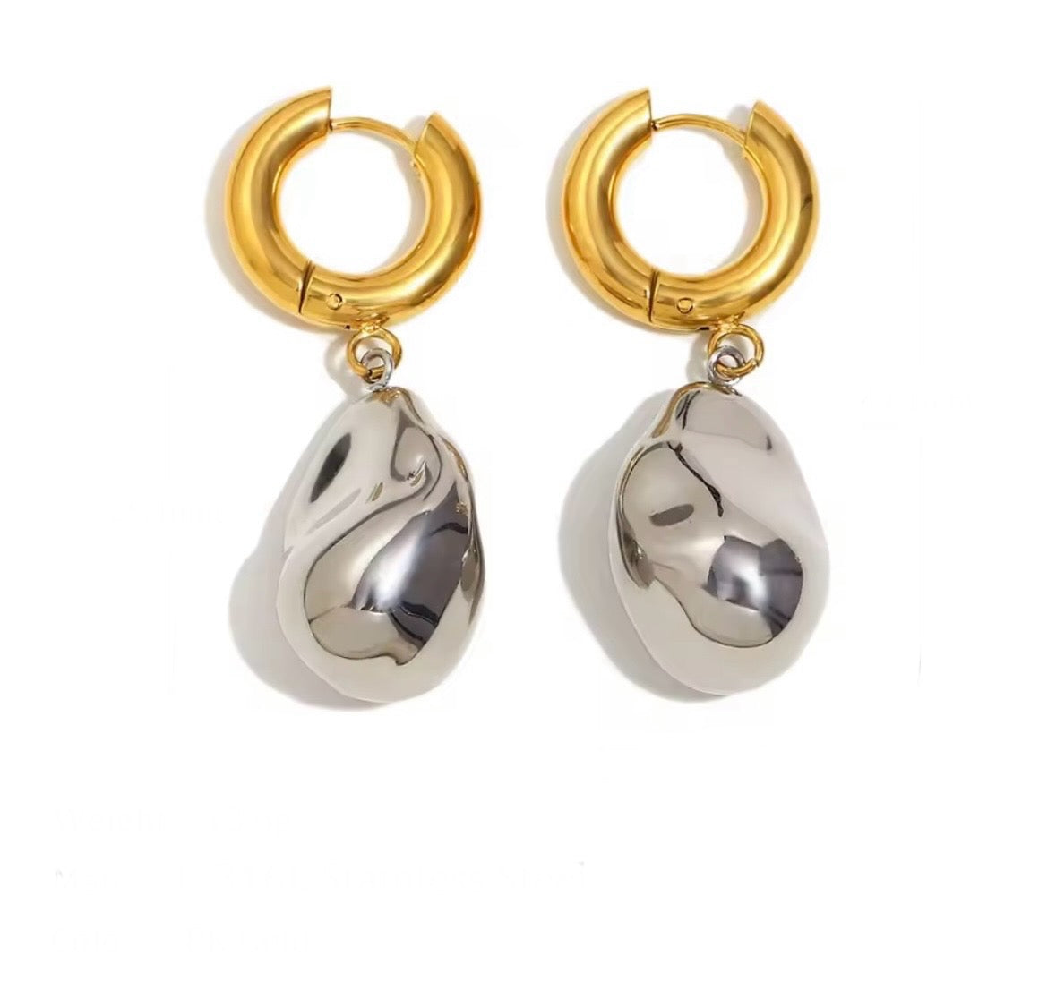 Bold Stainless Steel Earrings