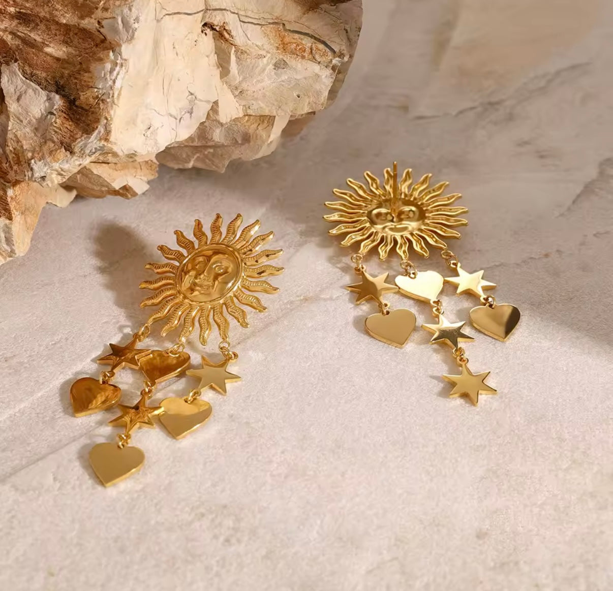 Tropical Stainless Steel Earrings