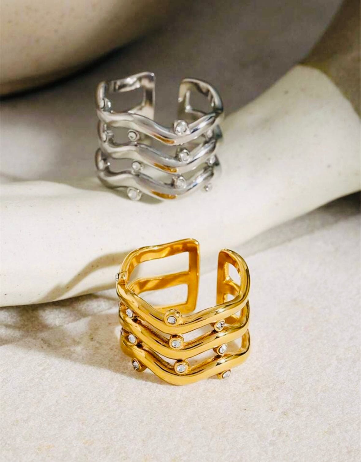 Kali Stainless Steel Ring