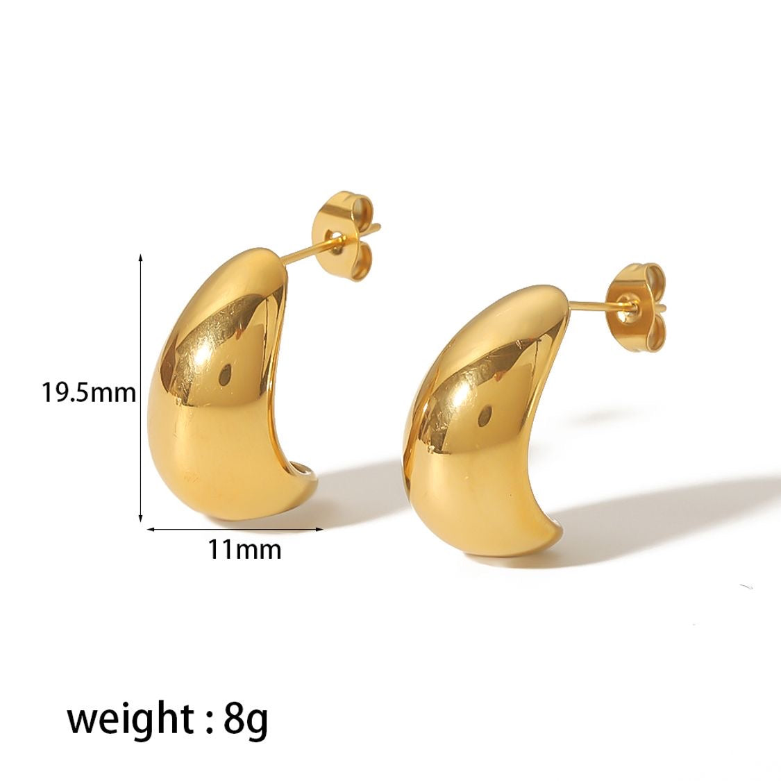 Vera Stainless Steel Earrings