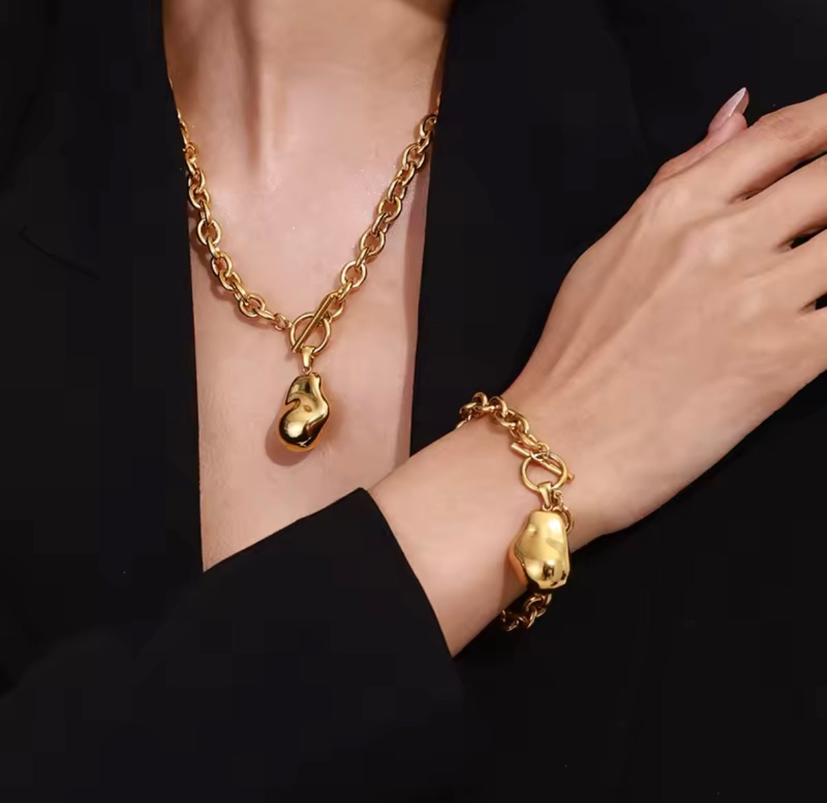 Bold Stainless Steel Necklace