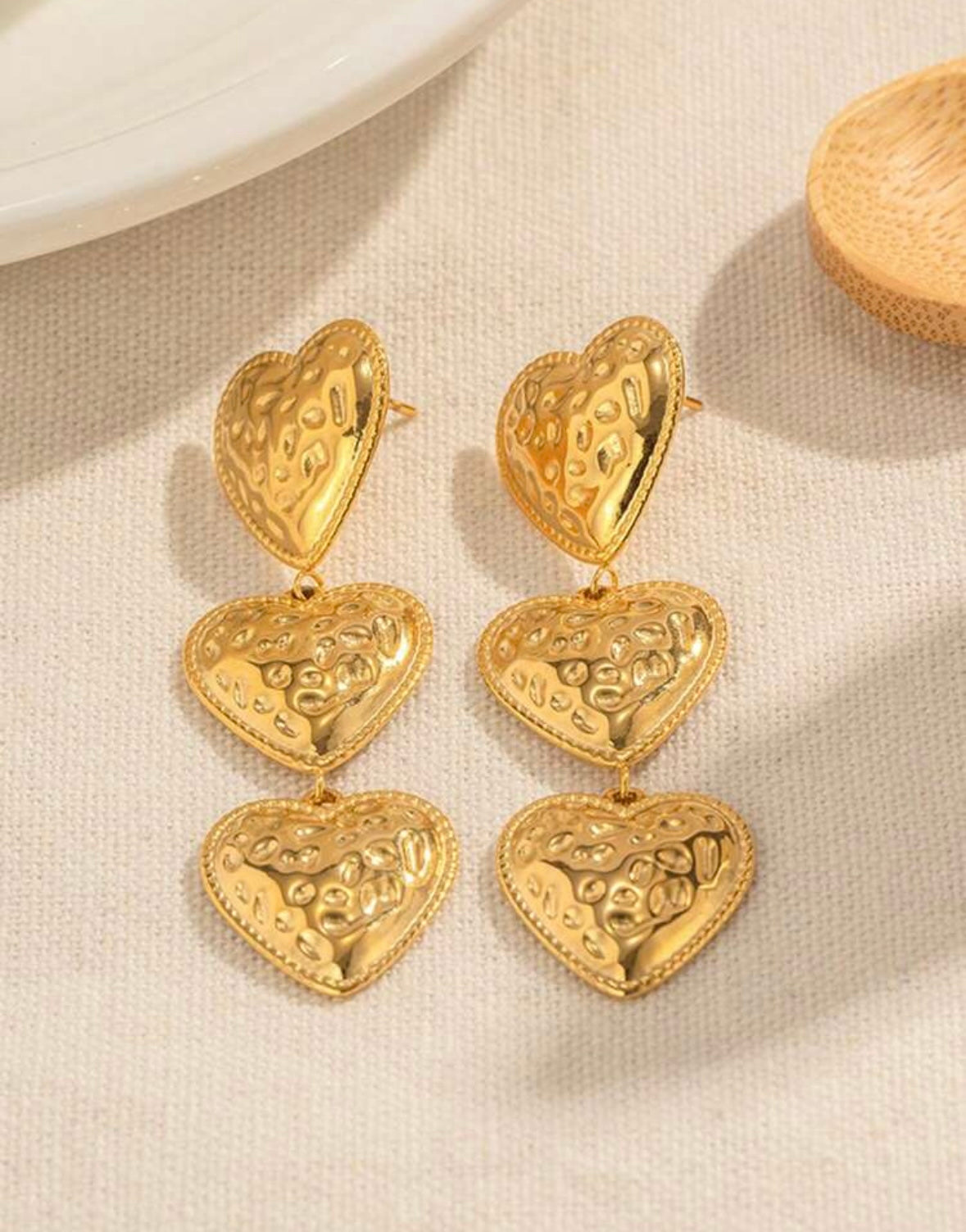 Sweetheart Stainless Steel Earrings