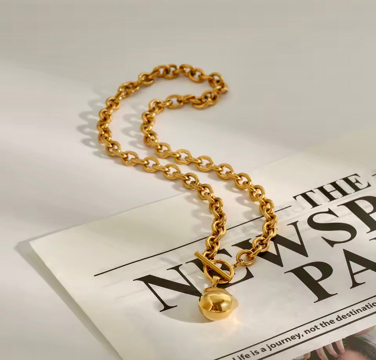 Bold Stainless Steel Necklace