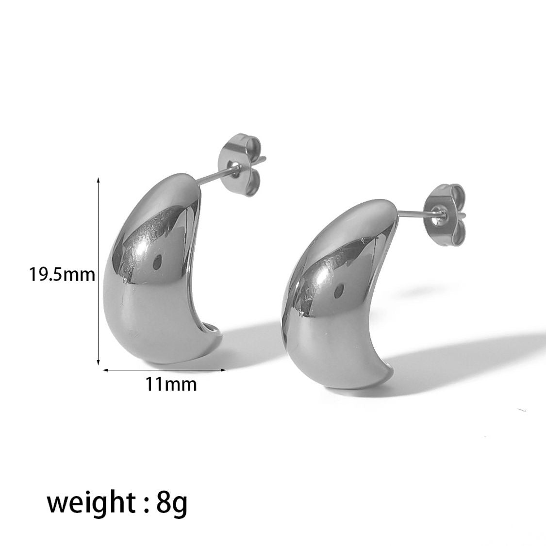 Vera Stainless Steel Earrings