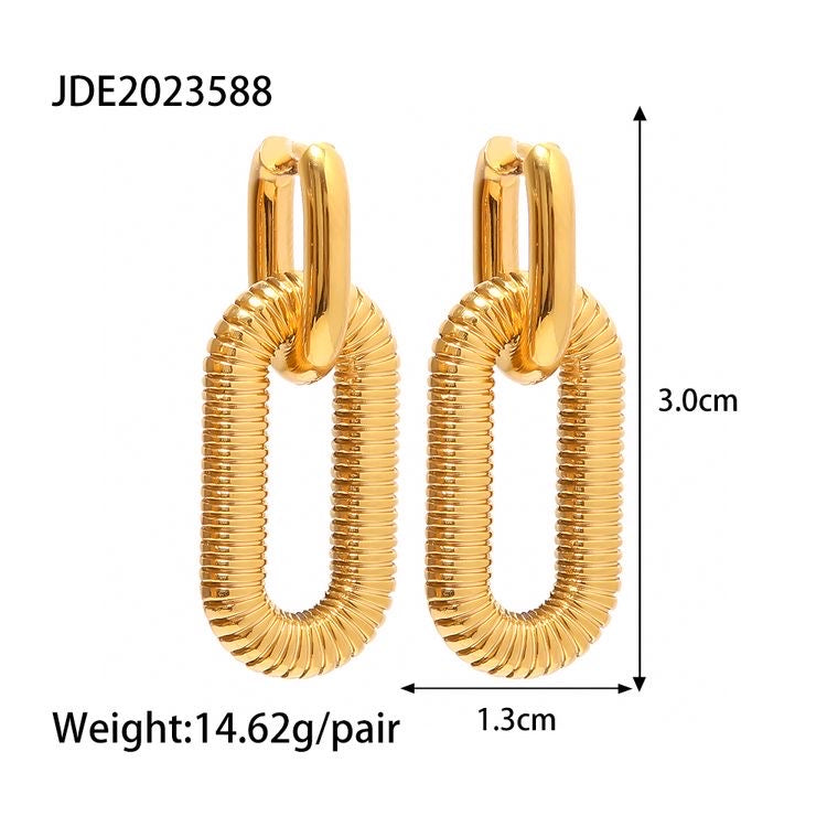 Brooke Stainless Steel Earrings