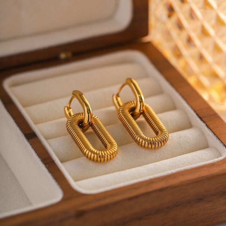 Brooke Stainless Steel Earrings