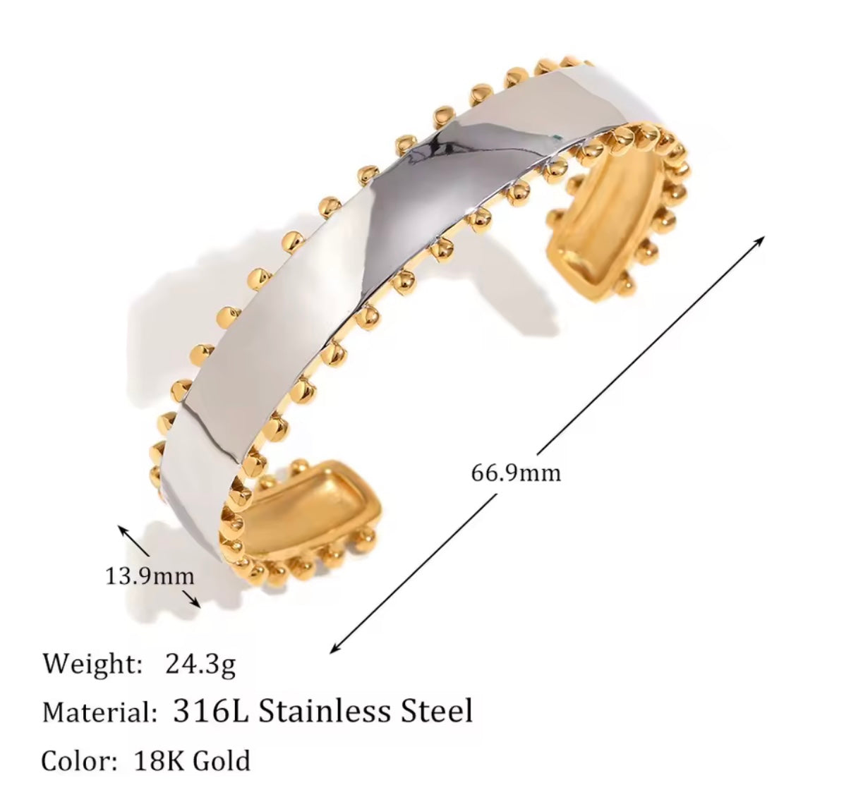 Susan Stainless Steel Bracelet