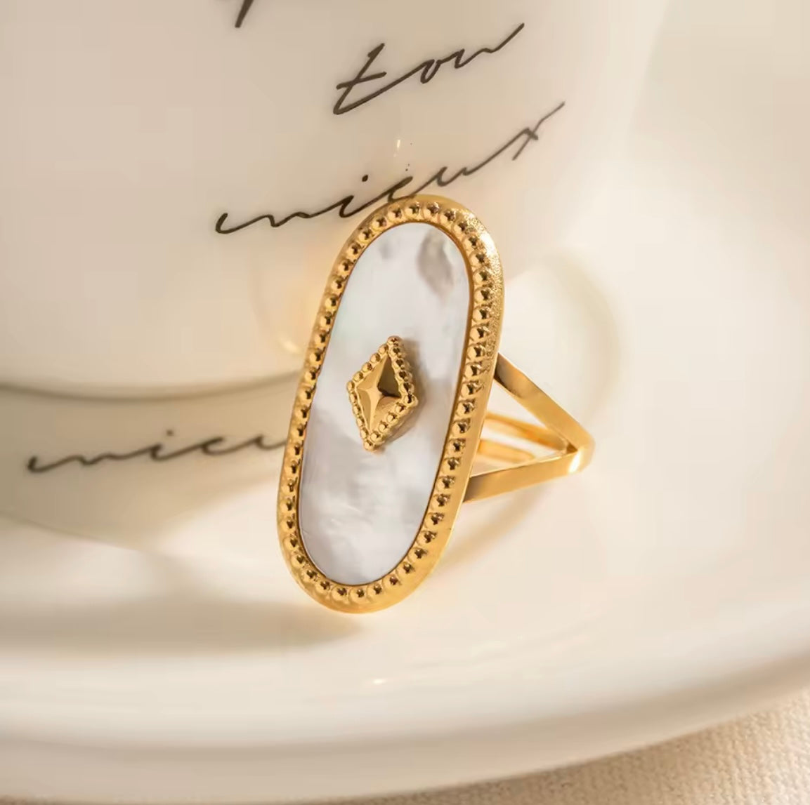 Camille Stainless Steel Ring