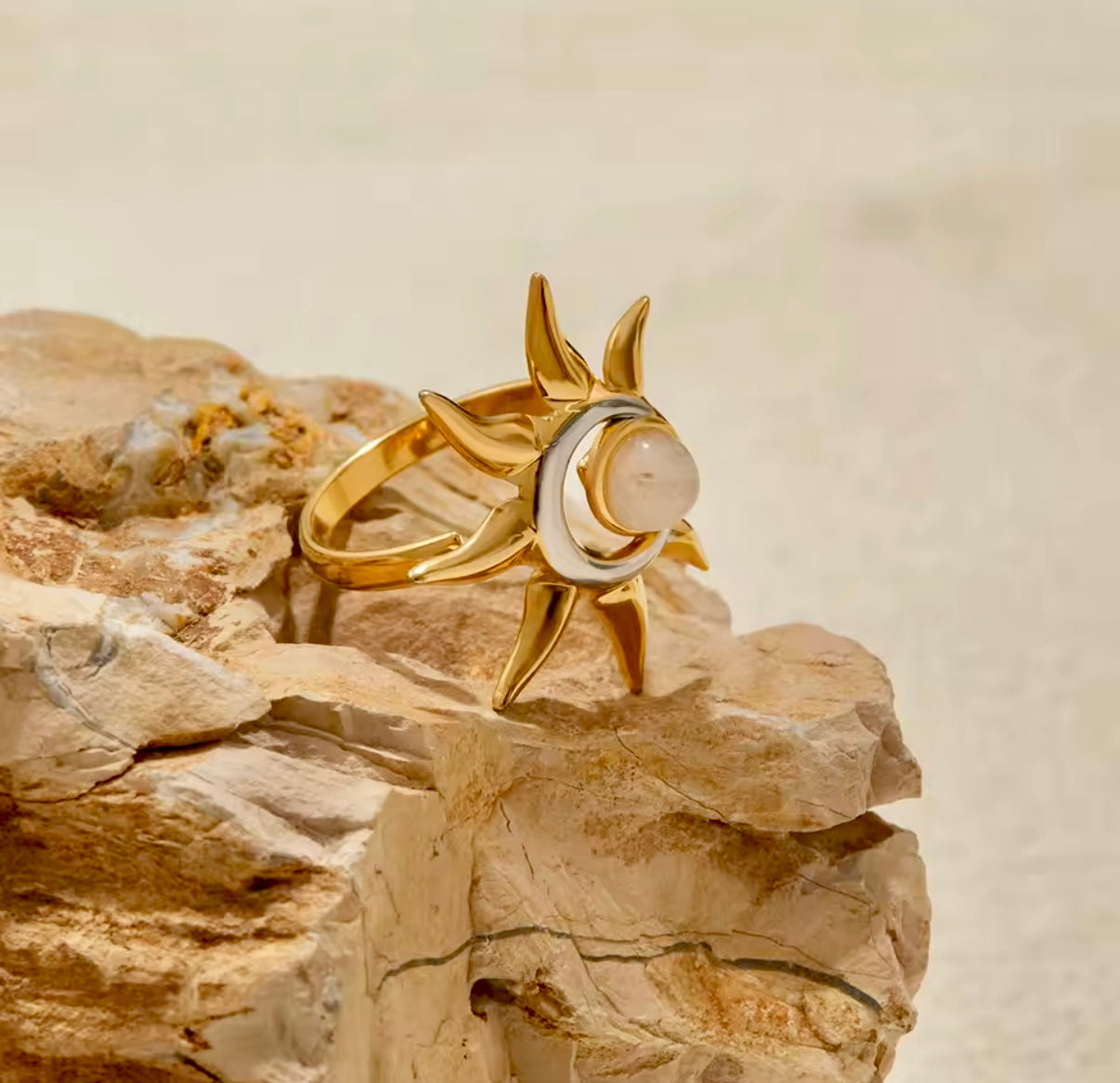 Eclipse Stainless Steel Ring