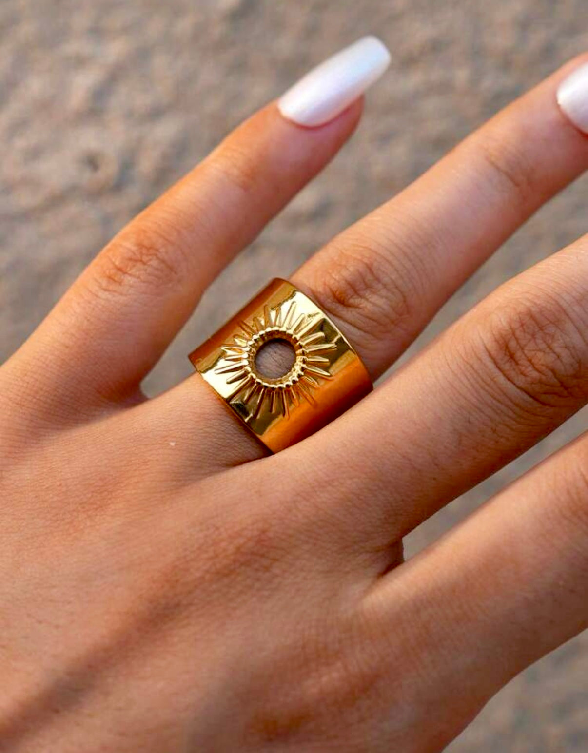Radiant Stainless Steel Ring