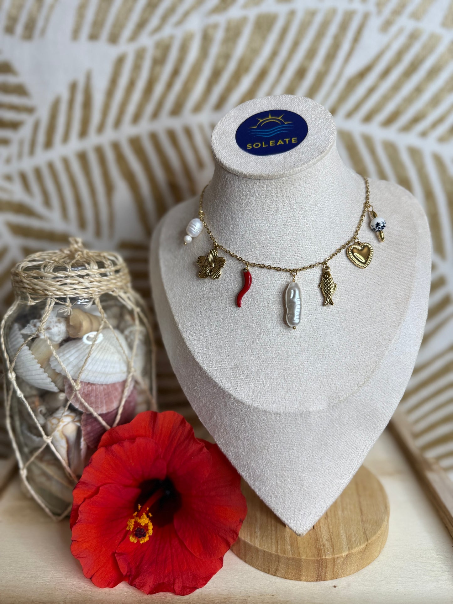 Coastal Catch Stainless Steel Necklace