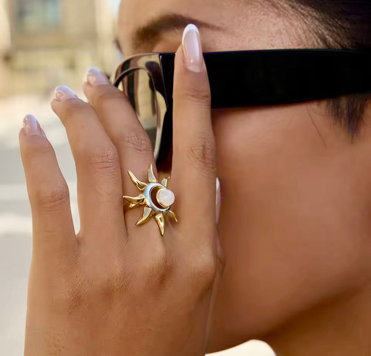 Eclipse Stainless Steel Ring