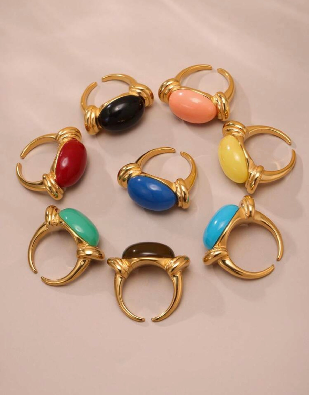 Anne Stainless Steel Ring