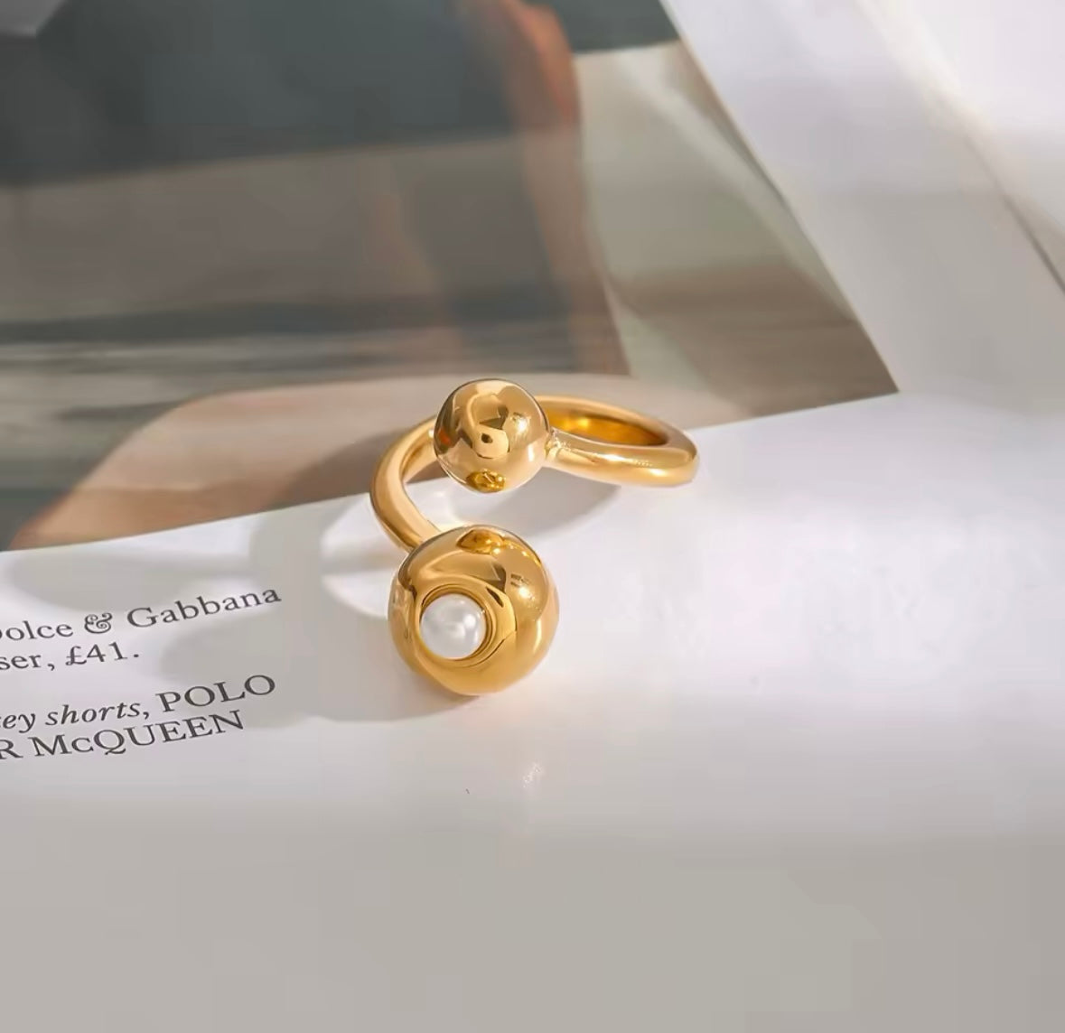 Vivian Stainless Steel Ring