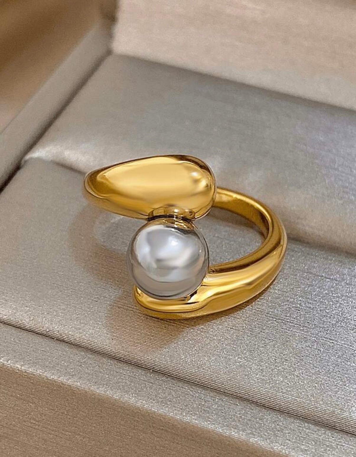 Jackie Stainless Steel Ring