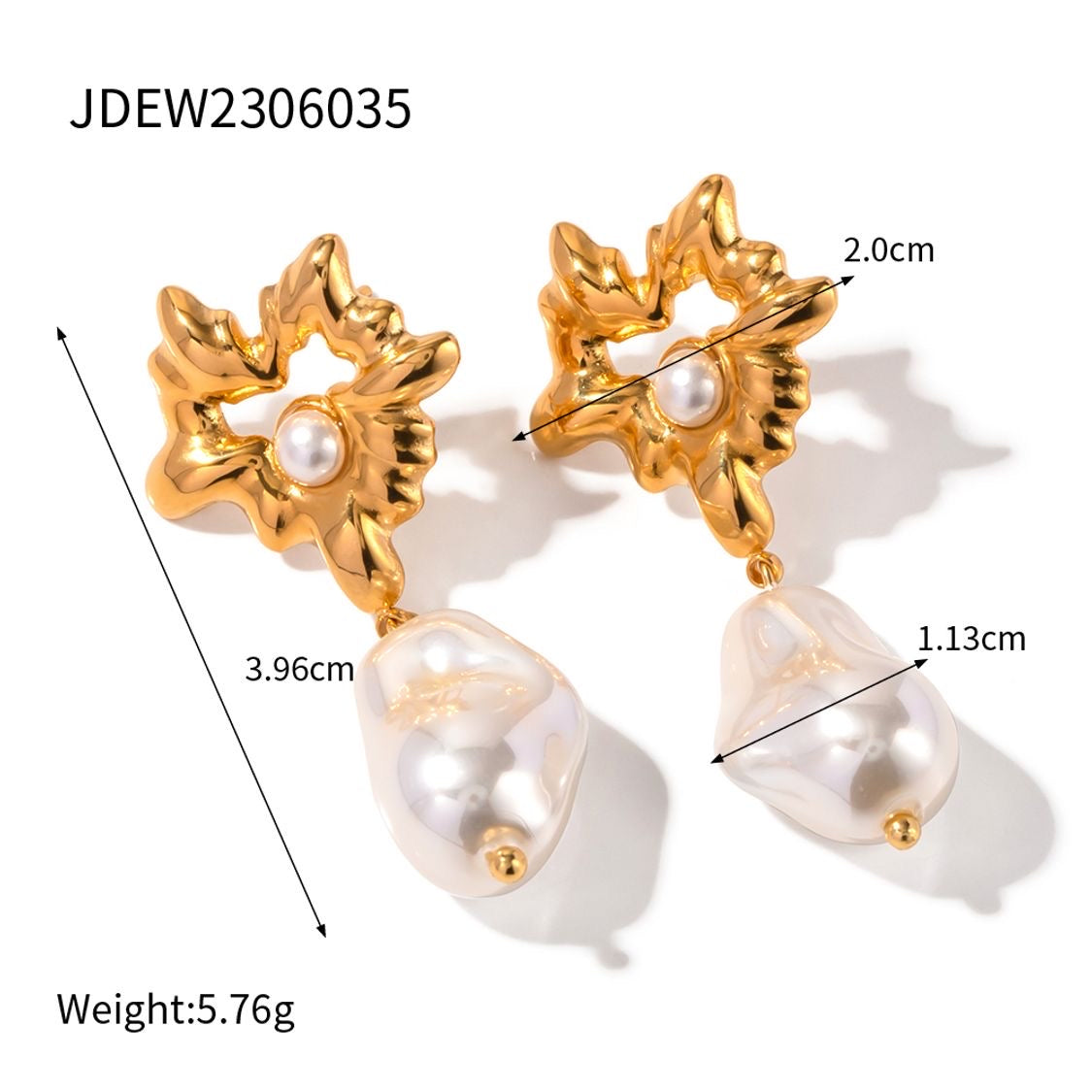 Kim Stainless Steel Earrings