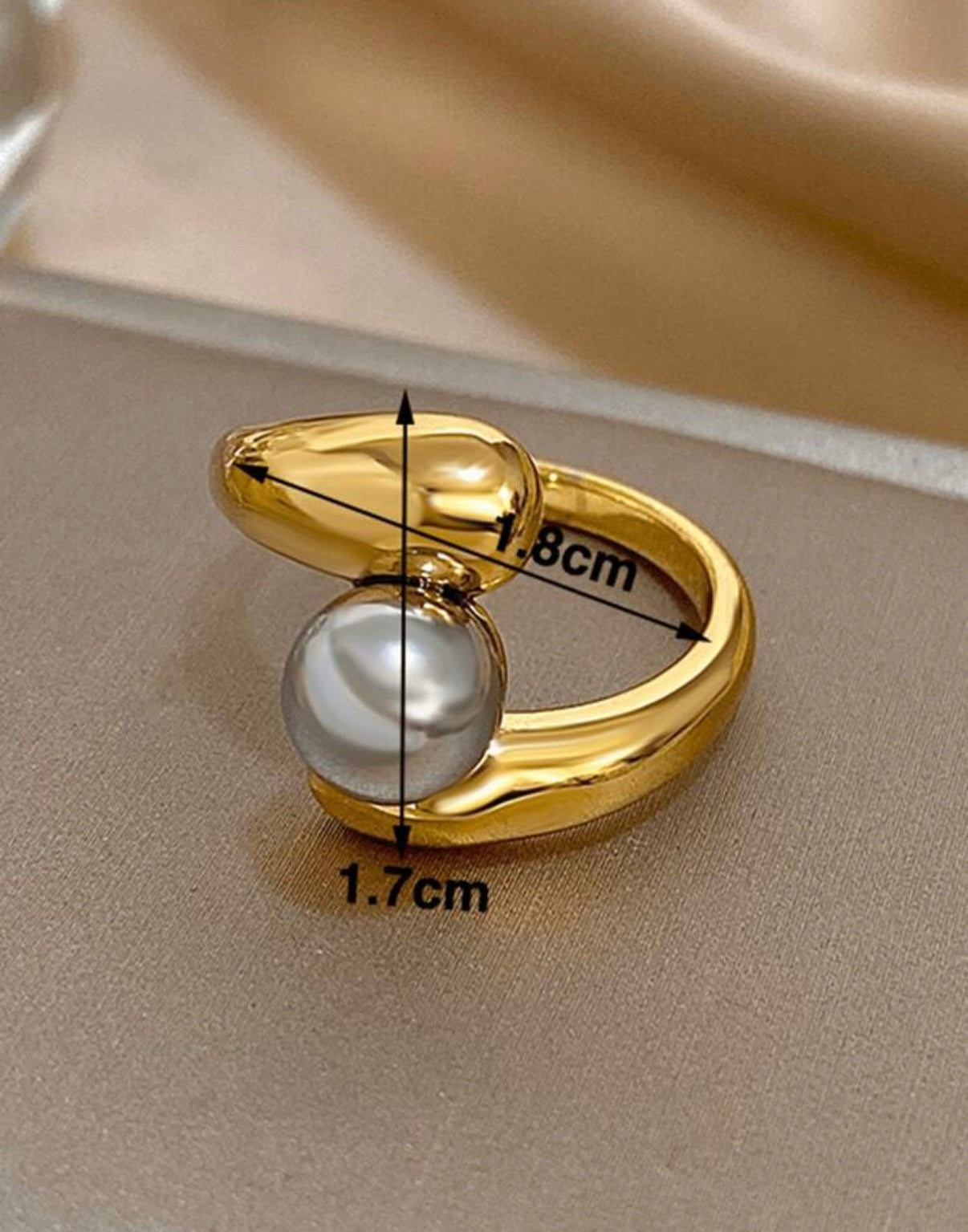 Jackie Stainless Steel Ring