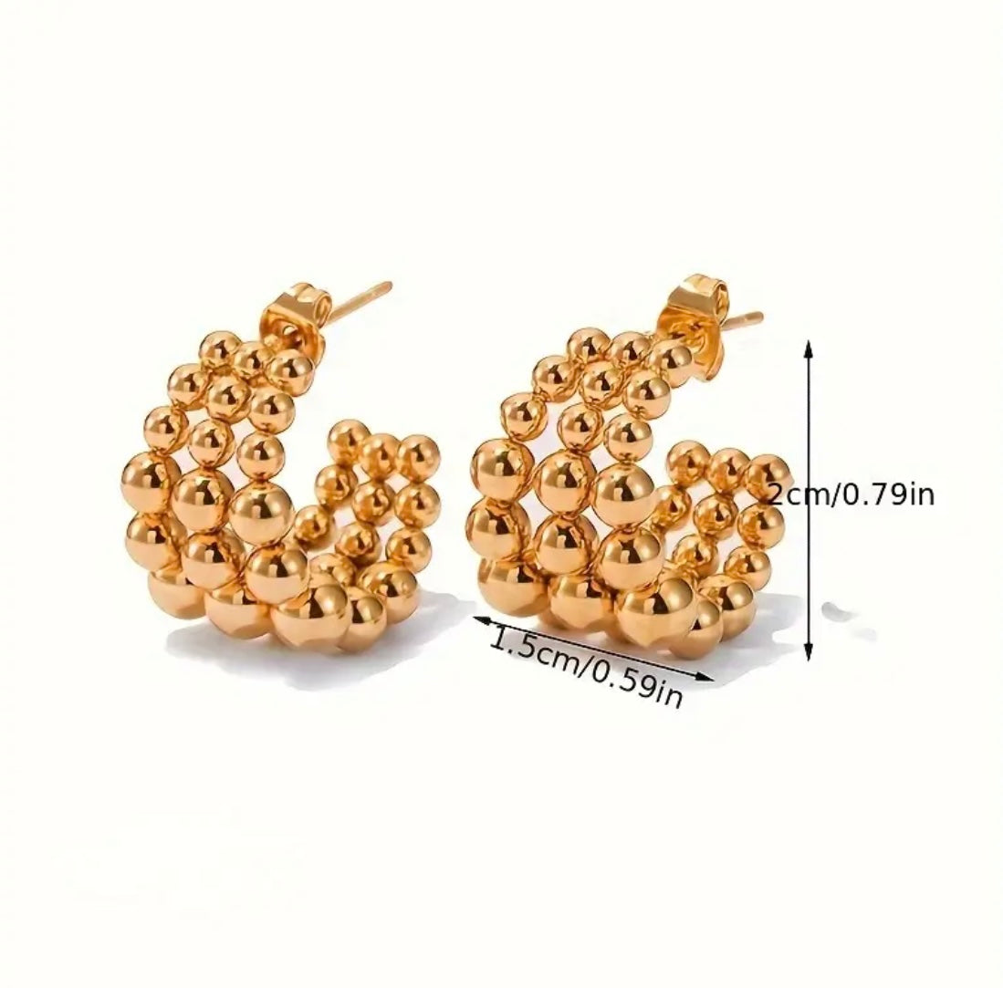Jazmine Stainless Steel Earrings