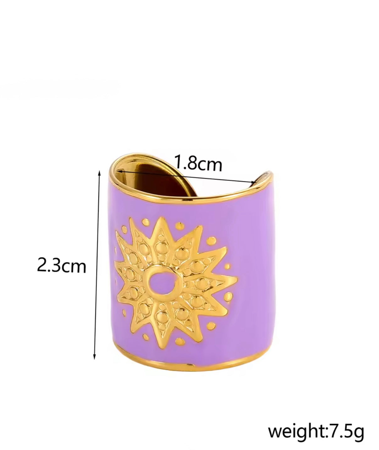 Sole Stainless Steel Ring