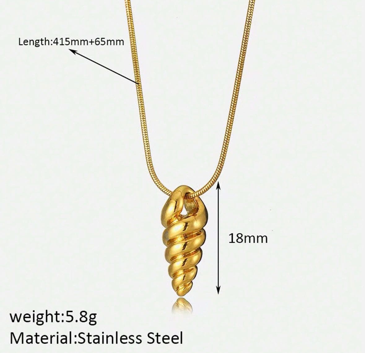 Little Shell Stainless Steel Necklace