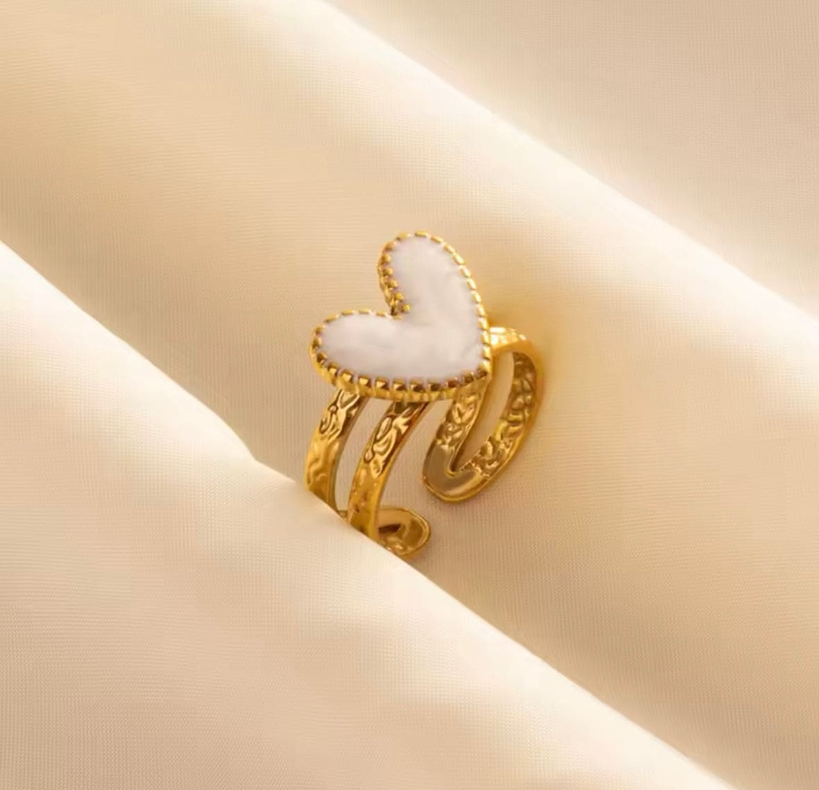 Elle Stainless Steel Ring