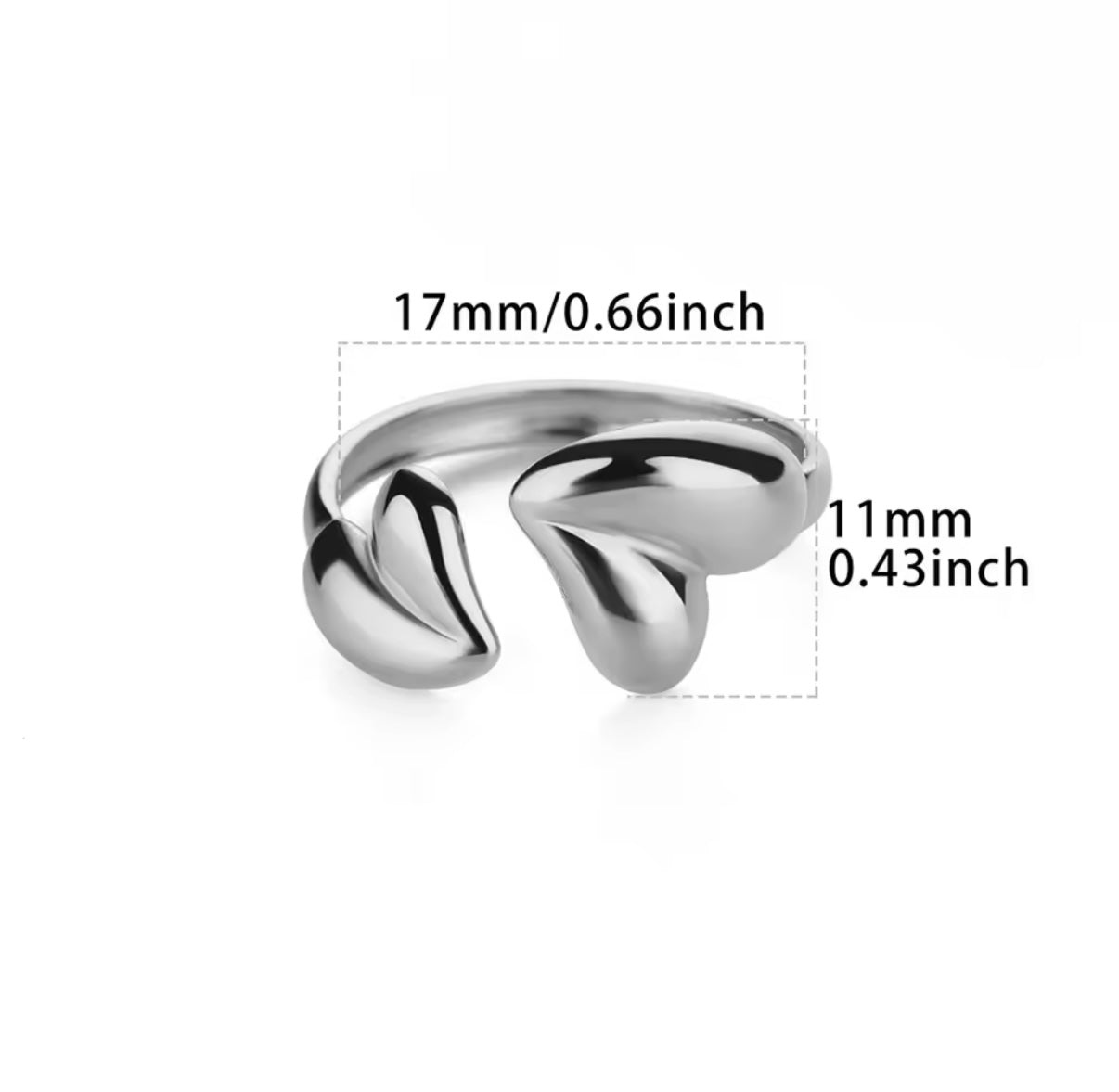 Be Mine Stainless Steel Ring