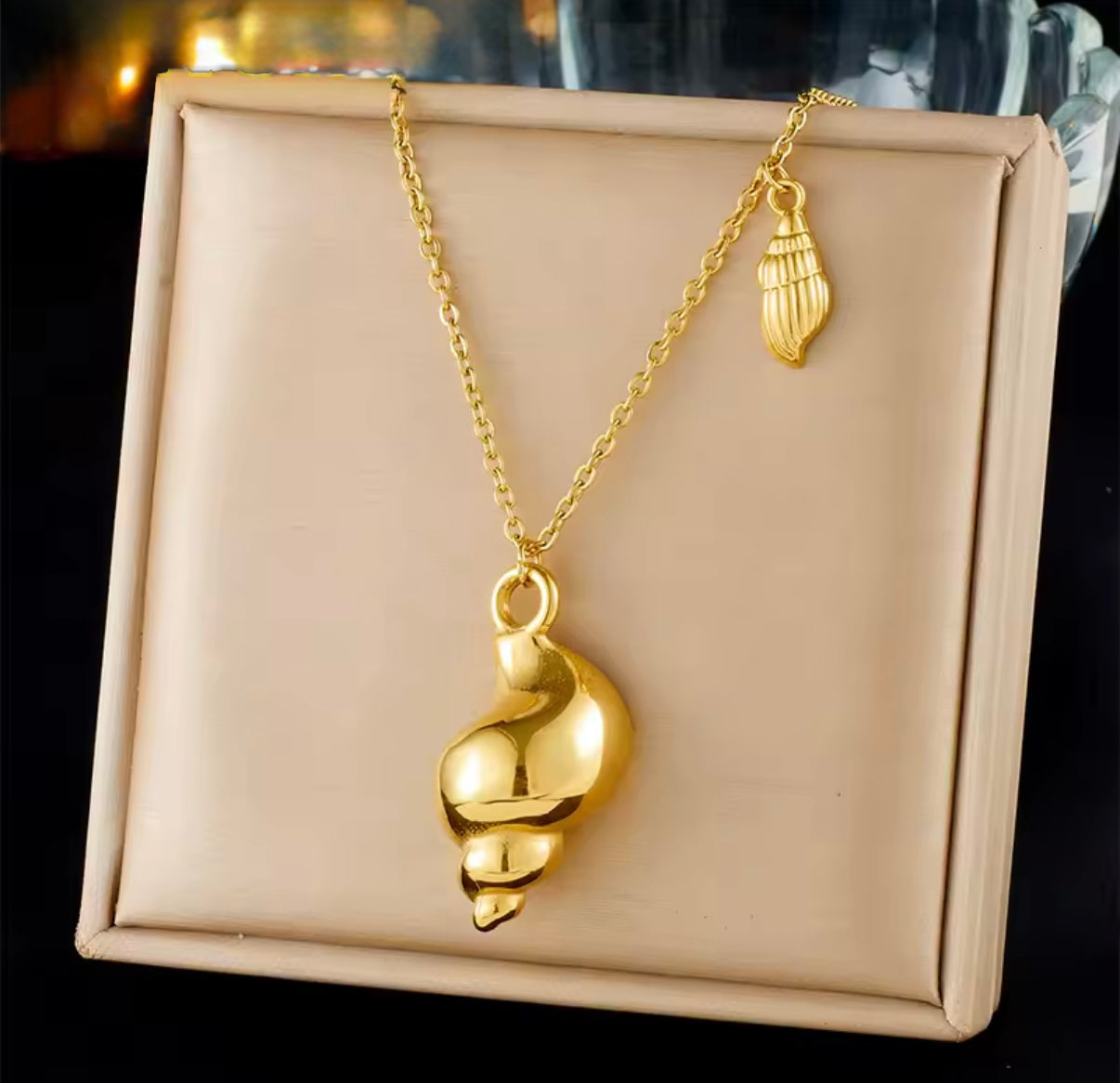 Caracol Stainless Steel Necklace